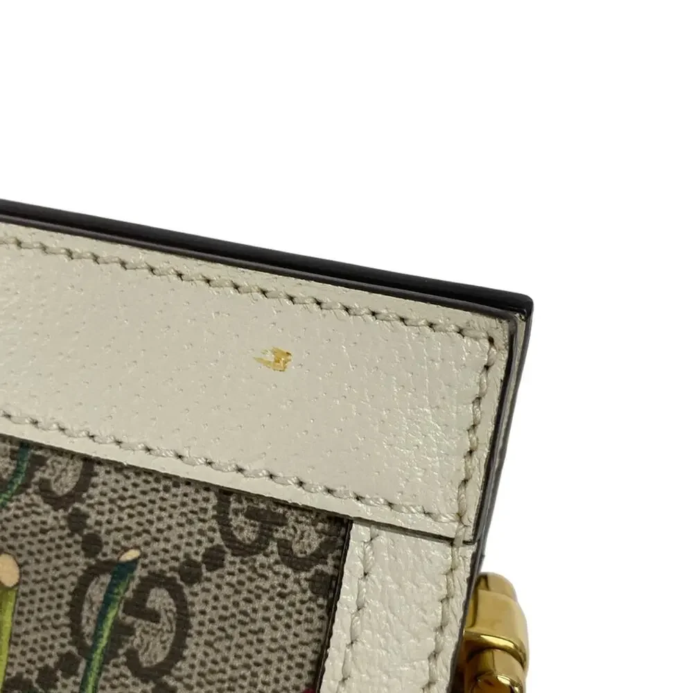 Gucci Ophidia GG Small Shoulder Bag Shoulder Bag 503877 White Beige Multi PVC - Picture 13 of 15